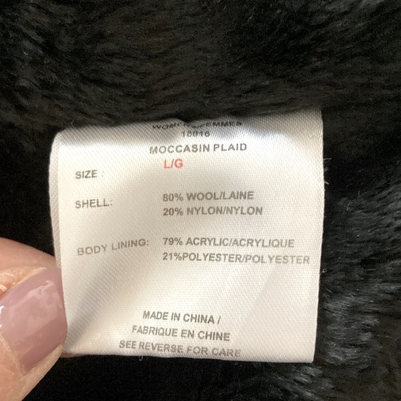 Woolrich Vintage Wool Vest with Faux Fur Lining - Black & Cream Buffalo … - Picture 7 of 13